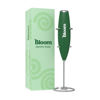 Picture of Bloom Nutrition Milk Frother, Hand Mixer, Electric, Handheld Drink Stirrer, Frothing Wand, Foam Maker for Coffee, Matcha, Protein, Greens, Stainless Steel, Battery Operated, Includes Whisk Stand
