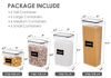 Picture of Airtight Food Storage Containers with Lids, Vtopmart 24 pcs Plastic Kitchen and Pantry Organization Canisters for Cereal, Dry Food, Flour and Sugar, BPA Free, Includes 24 Labels，Black
