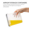 Picture of Airtight Food Storage Containers with Lids, Vtopmart 24 pcs Plastic Kitchen and Pantry Organization Canisters for Cereal, Dry Food, Flour and Sugar, BPA Free, Includes 24 Labels，Black