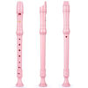 Picture of Sondery Soprano Recorder Instrument German Fingering Durable Beginner's Recorder Easy-to-Play Plastic Body Includes Fingering Chart Carry Pouch