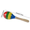 Picture of Maracas Hand Percussion Rattles, Wooden Rumba Shaker Musical Instrument for Kids Adults, Set of 2