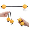 Picture of 2 Pairs Aslatua Shakers, Kashaka Musical Percussion Instrument African Asalato Shaker Rhythmic Balls, Yellow