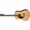 Picture of Fender Left-Handed Acoustic Guitar, CD-60S, with 2-Year Warranty, Dreadnought Classic Design with Rounded Walnut Fingerboard and Phosphor Bronze Strings, Glossed Natural Finish, Mahogany Construction