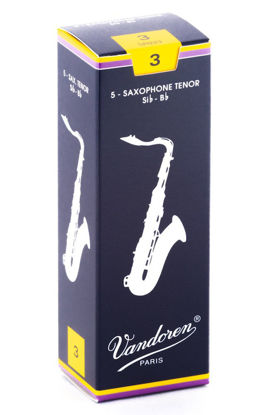 Picture of Vandoren SR223 Tenor Sax Traditional Reeds Strength 3; Box of 5