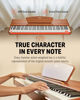Picture of Donner DDP-80 Digital Piano 88 Key Weighted Keyboard, Full-size Electric Piano for Beginners, with Sheet Music Stand, Triple Pedal, Power Adapter, Supports USB-MIDI Connecting, Retro Wood Color