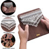 Picture of LingTing Kalimba 42 keys Solid Walnut Wood Thumb Piano Chromatic Mbira Finger Piano Gift for Kids Adult Beginners Professional（LT-K42W,Moon Whisperer)