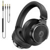 Picture of Rumoon Wired Over Ear Headphones, Studio Monitor & Mixing DJ Headphones with 50mm Neodymium Drivers and 1/4 to 3.5mm Jack for Guitar AMP Podcast Piano Keyboard (Black)