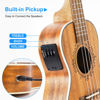 Picture of Tenor Ukulele, Acoustic Electric Ukelele 26 inch Uke Mahogany Ukulele Professional Set with Equalizer Starter Kit (Gig Bag, Picks, Straps, Strings, Cleaning Cloth, Getting Started Manual) by Vangoa