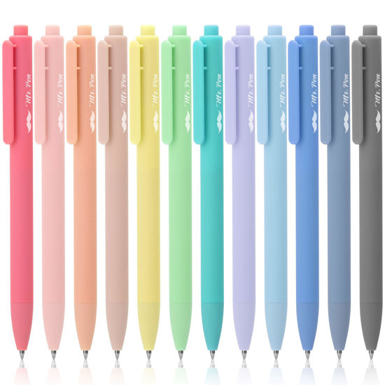 Picture of Mr. Pen- Retractable Gel Pens, 12 Pack, Fast Dry, Gel Pens Fine Point 0.7mm, Retractable Pens, Cute Pens, Gel Ink Pens, Aesthetic Pens for Journaling, Fine Tip Pens