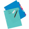 Picture of Avery Durable Plastic 8-Tab Write & Erase Big Tab Dividers for 3 Ring Binders, Pastel Brights (16271)