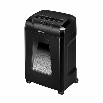 Picture of Fellowes Powershred 12 Sheet Cross-Cut Paper Home Office Paper Shredder, 19.50" H x 9.69" W x 13.44" D