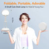 Picture of Battery Operated Lamp Rechargeable Lamp Foldable+Portable Light,9 Brightness Dimmable Cordless Lamp Rechargeable Light Wireless Lamp Mini Lamp,Cordless Lamps Rechargeable Cordless Table Lamp USB Light