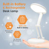 Picture of Battery Operated Lamp Rechargeable Lamp Foldable+Portable Light,9 Brightness Dimmable Cordless Lamp Rechargeable Light Wireless Lamp Mini Lamp,Cordless Lamps Rechargeable Cordless Table Lamp USB Light