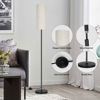 Picture of PARTPHONER Floor Lamp for Living Room, Modern Standing Lamps with Lampshade, Minimalist Tall Lamp with Foot Switch for Living Room, Bedroom, Kids Room, Office(Bulb Not Included)