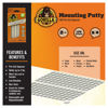 Picture of Gorilla Mounting Putty, Non-Toxic Hanging Adhesive, Removeable & Repositionable, 168 Pre-Cut Squares, 4oz/113g, Natural Tan Color, (Pack of 1)
