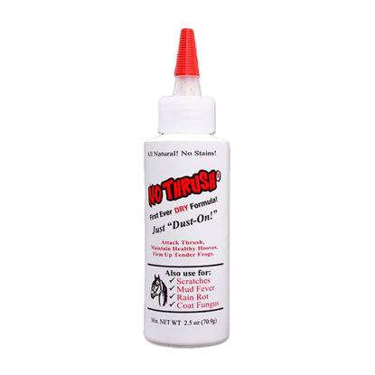 Picture of Four Oaks Farm Ventures, No Thrush Dry Powder Treatment for Horses - Wound Care, Scratches, Rain Rot, Mud Fever, Coat Issues - All Natural Ingredients, Non-caustic, Easy to Use Powder Formula (2.5 oz)
