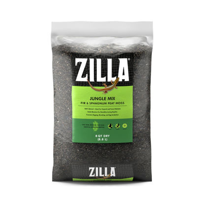 Picture of Zilla Pet Reptile Terrarium Substrate Bedding, Jungle Mix, for Frogs, Rainforest Geckos, Toads and Snakes, 8 Quart
