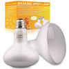 Picture of Aiicioo Reptile Basking Light Bulb - 150W Reptile Heat Lamp 2 Pack UVA Daylight Amphibians Basking Bulb for Bearded Dragon Turtle Hermit Crab Gecko Lizard Chicken