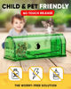 Picture of Motel Mouse Humane No Kill Live Catch and Release Mouse Traps, Reusable with Cleaning Brush - 4 Pack