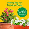 Picture of Miracle-Gro Potting Mix, For Container Plants, Flowers, Vegetables, Annuals, Perennials, Shrubs, Feeds for up to 6 Months, 16. qt., 2-Pack