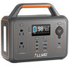 Picture of ALLWEI Portable Power Station 300W(Surge 600W), 280Wh Solar Generator with 120V AC Outlet, 78000mAh Backup Lithium Battery Generator for CPAP Outdoor RV Camping Emergency Home Use