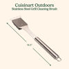 Picture of Cuisinart Stainless Steel 16.5" Long Handle Grill Cleaner Brush and Scraper for BBQ, Griddle, Grills, Cookout Tool, Outdoor Grill Brush
