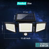 Picture of Tuffenough Solar Outdoor Lights 2500LM 210 LED Security Lights with Remote Control,3 Heads Motion Sensor Lights, IP65 Waterproof,270° Wide Angle Flood Wall Lights with 3 Modes(2 Packs)