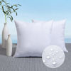 Picture of MIULEE Pack of 2 18x18 Outdoor Pillow Inserts, Outdoor Throw Pillows Water-Resistant Decorative Premium Square Pillow Stuffer Sham for Porch Swing Couch Sofa Cushion Patio Furniture