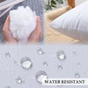 Picture of MIULEE Pack of 2 18x18 Outdoor Pillow Inserts, Outdoor Throw Pillows Water-Resistant Decorative Premium Square Pillow Stuffer Sham for Porch Swing Couch Sofa Cushion Patio Furniture