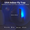 Picture of Mosalogic Flying Insect Trap Plug-in Mosquito Killer Indoor Gnat Moth Catcher Fly Tapper with Night Light UV Attractant Catcher for Home Office White-1PACK