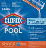 Picture of Clorox® Pool&Spa™ Shock XTRABLUE® Plus, Kills Bacteria & Algae in Swimming Pools, Swim-Ready in 15 Minutes, (6-Pack)