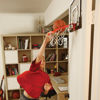 Picture of SKLZ Pro Mini Basketball Hoop - 18" x 12" Clear, Shatterproof Backboard, Breakaway Rim, Heavy Duty Net, & 5" Ball - Easy Mount Padded, Slide-On Over-Door Mounts - Suitable for Office, Dorm, Bedroom