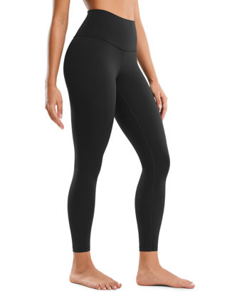 Picture of CRZ YOGA Butterluxe High Waisted Lounge Legging 25" - Buttery Soft Workout Yoga Pants for Women Black Medium