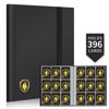 Picture of Card Binder 9 Pocket, Fabmaker 396 Pockets Trading Card Binder, Premium Collector Card Album for Standard Cards, Side Loading Card Collection Folder for MTG, TCG, Game Cards, Sport Cards, Black