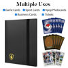 Picture of Card Binder 9 Pocket, Fabmaker 396 Pockets Trading Card Binder, Premium Collector Card Album for Standard Cards, Side Loading Card Collection Folder for MTG, TCG, Game Cards, Sport Cards, Black