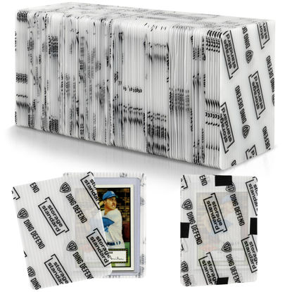 Picture of Trading Card Shipping Protectors 110 Pack 3.5'' x 4.5'' - Premium Ultra Strong Plastic Inserts Card Mailers - Precut Supply Sleeves for Sports MTG Cards Packaging - Flats for Card Breakers