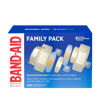 Picture of Band-Aid Brand Adhesive Bandages Family Variety Pack, Sheer & Clear Flexible Sterile Individually Wrapped Bandages for First Aid Wound Care for Minor Cuts & Scrapes, Assorted Sizes, 280 ct