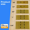 Picture of SimCos 23 Gauge Pinner Nails (5/8",3/4",5/6",1",1-3/8") assorted 5 sizes' Headless Pin Nails for 23 GA Pneumatic or Electric Pinner or pin gun,Project Pack (5000)