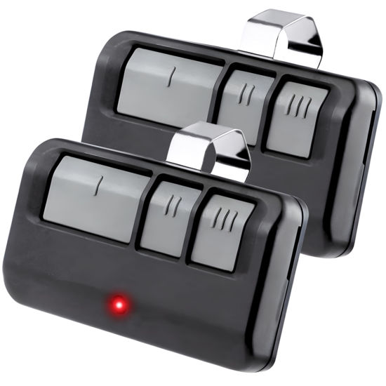 Picture of Garage Stop 2X for 893LM 893Max Chamberlain Craftsman Liftmaster Garage Door Opener Remote, 1993 to Present Garage Clicker, Garage Door Opener Remote