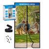 Picture of CANLENE Magnetic Screen Door Polyethylene Terephthalate Mesh Greater Than Fiberglass and Polyester Self-Closing, Easy Install Fit Door Size 36"x82"(Screen:39"x84")