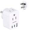 Picture of US to Australia New Zealand Power Plug Adapter, Type I Plug Adapter with 2 Outlets 3 USB Ports(2 USB C), Australia Travel Plug Adapter for USA to Australian AU China Argentina Fiji Travel Essentials