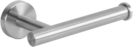 Picture of NearMoon Bathroom Toilet Paper Holder, Premium SUS304 Stainless Steel Rustproof Wall Mounted Toilet Roll Holder for Bathroom, Kitchen, Washroom (1 Pack, Brushed Nickel)
