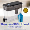 Picture of Brita XL Water Filter Dispenser for Tap and Drinking Water with 1 Elite Filter, Reduces 99% Of Lead, Lasts 6 Months, 27-Cup Capacity, BPA Free, Black