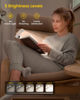 Picture of Glocusent USB Rechargeable Book Light for Reading in Bed, Portable Clip-on LED Reading Light, 3 Amber Colors & 5 Brightness Dimmable, Compact & Long Lasting, Perfect for Book Lovers, Kids