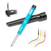 Picture of OX Tools Carpenter Pencils Pro Tuff Carbon Marking Pencil Mechanical Construction Pencil With 4 Leads & Pencil Holder & Sharpener Belt Clip Construction Pencil Carpenter Pencil OX-P503210
