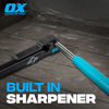 Picture of OX Tools Carpenter Pencils Pro Tuff Carbon Marking Pencil Mechanical Construction Pencil With 4 Leads & Pencil Holder & Sharpener Belt Clip Construction Pencil Carpenter Pencil OX-P503210