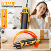 Picture of SEEKONE Mini Heat Gun, 350W 2-Temp Settings 500℉ & 842℉（260℃& 450℃） Fast Heat Hot Air Gun Tool with Reflector Nozzle and 4.9Ft Long Cable Overload Protection for Crafting, Vinyl Wrap and Shrink Tubing