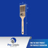 Picture of Pro Grade Paint Brush Set - 3-Pack - 2" Angle Brushes for All Latex and Oil Paints & Stains - Home Improvement - Interior & Exterior Use