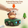 Picture of iPlay, iLearn Press to Go Car Toys for Toddlers 1-3, Baby Animal Racing Cars, Infant Play Vehicle Set, Baby Push Go Friction Car Toys for 6-9-12-18 Months, 1st Birthday Gifts for 1-2 Years Old Boys