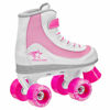 Picture of Roller Derby Firestar Youth Girl's Quad Roller Skates, White/Pink, Size 01